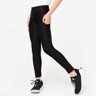 Decathlon Colanti respiranti Educatie fizica S500 Negru Fete, 5-6 Ani