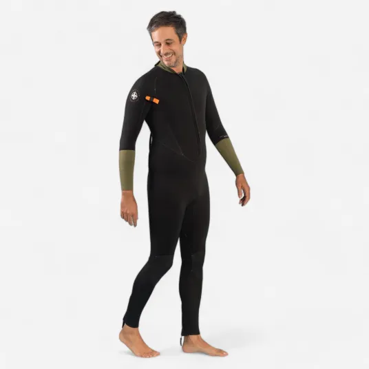 Decathlon Combinezon Neopren 4/3 Aquagym Negru Barbati, XL