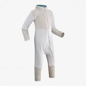 Decathlon Combinezon polar 500 Midwarm Gri Bebelusi, 12-18 Luni
