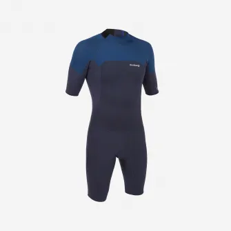 Decathlon Combinezon surf shorty 500 Neopren Albastru Barbati, M