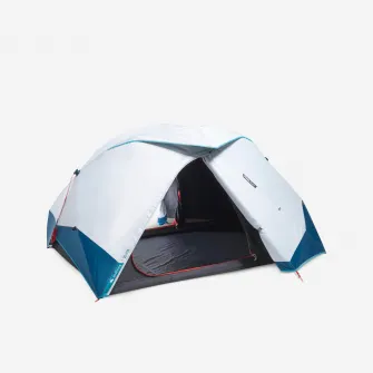 Decathlon Cort Camping 2 Seconds Easy Fresh&Black 2 Persoane, Marime unica