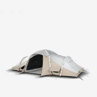 Decathlon Cort cu structura gonflabila Air Seconds 8.4 Fresh&Black 8 Persoane 4 Camere, Marime unica
