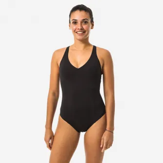 Decathlon Costum intreg inot Pearl Negru Dama, 44