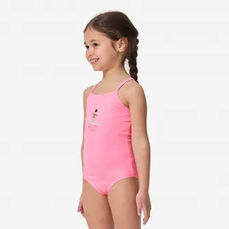 Decathlon Costum intreg Surf HANALEI 100 Roz Fete, 7-8 Ani