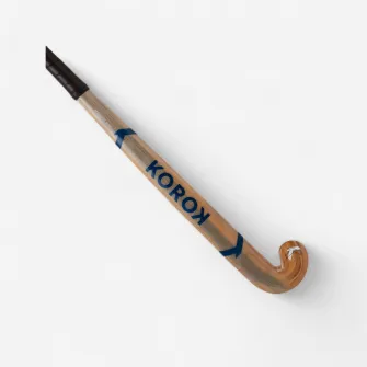 Decathlon Crosa lemn/fibra de sticla hochei in sala FH100 Mid Bow Adulti nivel incepator, Albastru, 36,5