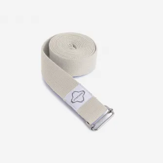 Decathlon Curea YOGA Bej din bumbac biologic, Marime unica