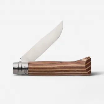 Decathlon Cutit Opinel n8 Inox 8,5 cm Maner mesteacan stratificat Mar, Marime unica