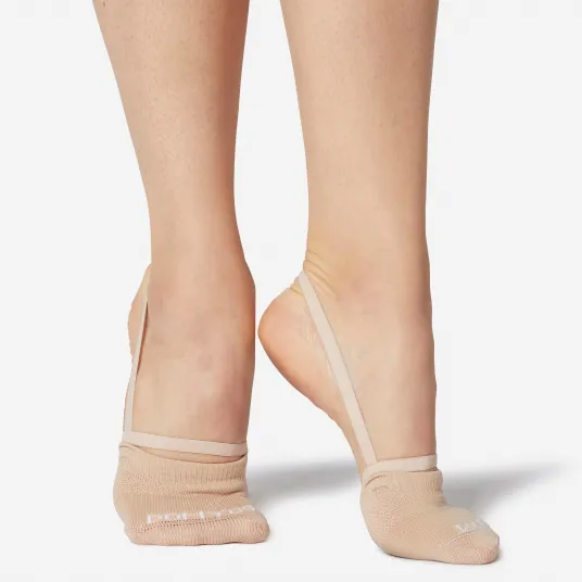 Decathlon Demi-Poante Gimnastica Ritmica bumbac bej, 35/38