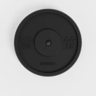 Decathlon Disc fonta Bodybuilding 20 kg 28 mm, 20 KG