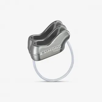 Decathlon Dispozitiv de asigurare si coborare TUBIK 2 Gri, 1