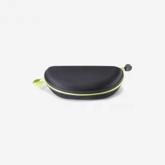 Decathlon Etui rigid Ochelari de Soare Case 560 Negru/ Verde Copii, Marime unica