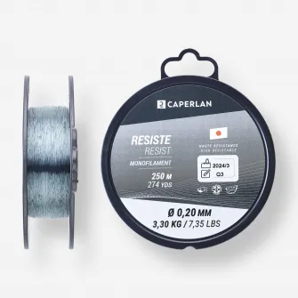 Decathlon Fir Pescuit Line Resist Gri 250 m, 22/100