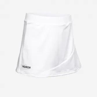 Decathlon Fusta hochei pe iarba FH100 Alb fete, 6 Ani