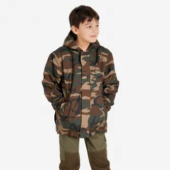 Decathlon GEACA CALDUROASA 100 CAMUFLAJ WOODLAND COPII, 12 Ani