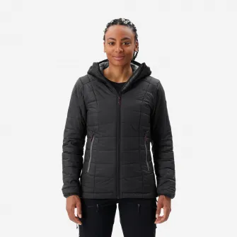 Decathlon Geaca cu umplutura de vatelina Trekking la munte MT100 -5C Negru, M