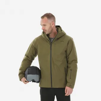 Decathlon Geaca de schi calduroasa si impermeabila 500 Kaki Barbati, M