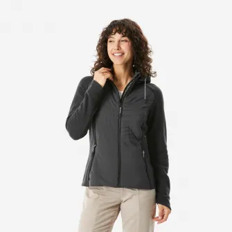 Decathlon Geaca Drumetie in natura NH500 Hybride Negru Dama, 2XL
