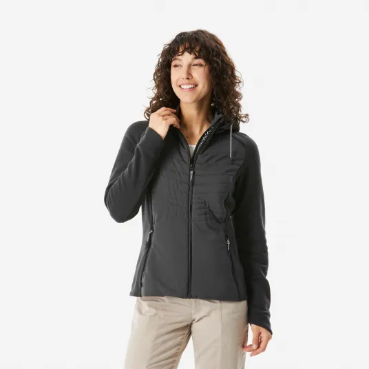 Decathlon Geaca Drumetie in natura NH500 Hybride Negru Dama, S