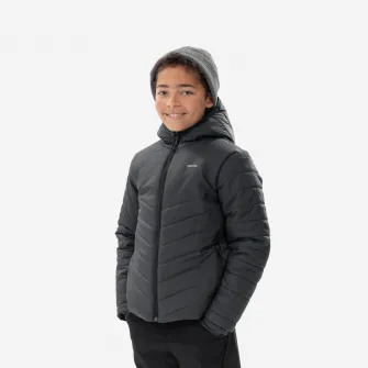 Decathlon Geaca Drumetie la munte Hybride Negru Baieti 7-15 ani, 12-13 Ani