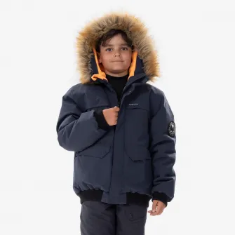 Decathlon Geaca Iarna Impermeabila Calduroasa Drumetie SH100 -6,5C Baieti 7- 1, 7-8 Ani
