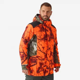 Decathlon Geaca impermeabila calduroasa 500 3 in 1 Treemetic Fluorescent Barbati, 3XL