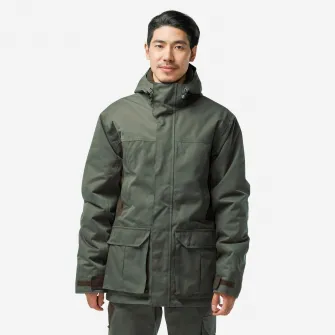 Decathlon Geaca impermeabila calduroasa 500 verde, L