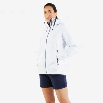 Decathlon Geaca Impermeabila Ploaie/Navigatie Sailing 100 Alb Dama, S