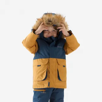Decathlon Geaca parka iarna calduroasa SH500 MOUNTAIN Fete 2 - 6 ani, 3-4 Ani