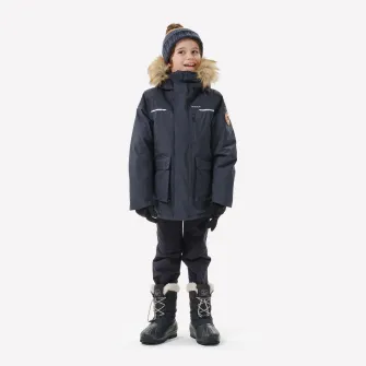 Decathlon Geaca Parka Impermeabila Calduroasa Drumetie pe zapada SH900 -23CBaieti 7-, 10-11 Ani