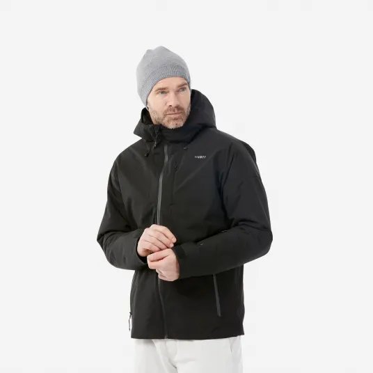 Decathlon Geaca schi calduroasa si impermeabila 500 Negru Barbati, L