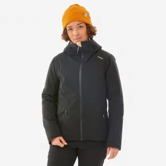 Decathlon Geaca schi calduroasa si impermeabila 500 Negru Dama, S