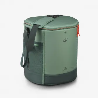 Decathlon Geanta frigorifica 100 flexibila si compacta pentru camping 20L Verde, Marime unica