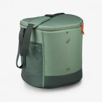 Decathlon Geanta frigorifica 100 flexibila si compacta pentru camping 30L Verde, Marime unica
