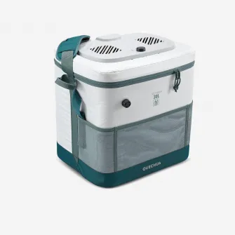 Decathlon Geanta frigorifica electrica camping 900 30L Fresh Pastrare la rece 96h, Marime unica