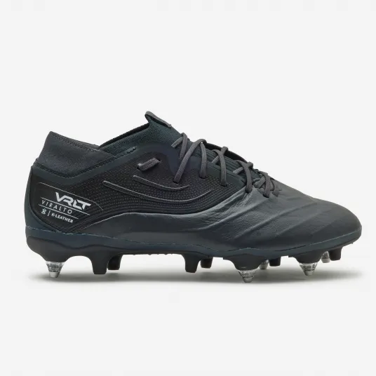 Decathlon Ghete din piele Fotbal VIRALTO IV PREMIUM SG Negru Barbati, 46
