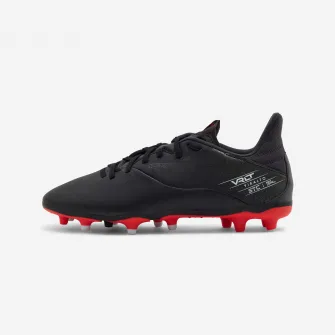 Decathlon Ghete Fotbal VIRALTO I FG Negru-Rosu Adulti, 47