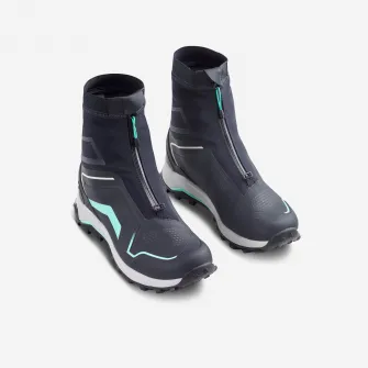 Decathlon Ghete Iarna Calduroase Impermeabile Drumetie pe zapada SH900 Albastru-Negru Dama, 41