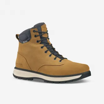 Decathlon Ghete Inalte Piele Calduroase Impermeabile Drumetie pe zapada SH500 Maro Barbati, 47