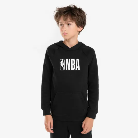 Decathlon Hanorac Baschet NBA 900 Negru Copii, 8-9 Ani