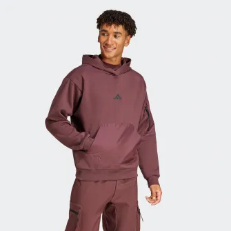 Decathlon HANORAC CU GLUGA ADIDAS BARBATI ROSU, XS