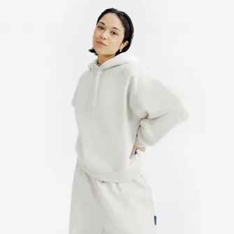 Decathlon Hanorac cu gluga Elementals, Bej Dama, XL
