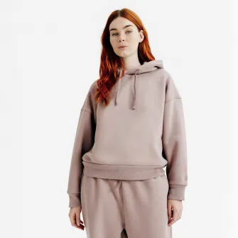 Decathlon Hanorac cu gluga Elementals, Maro Dama, XS