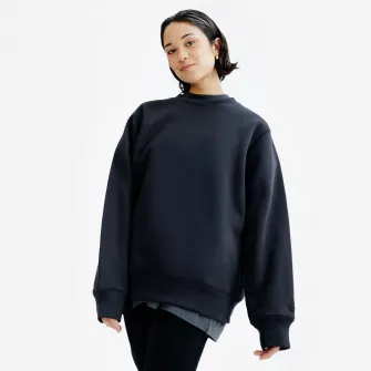 Decathlon Hanorac Oversize cu guler rotund Negru Unisex, S