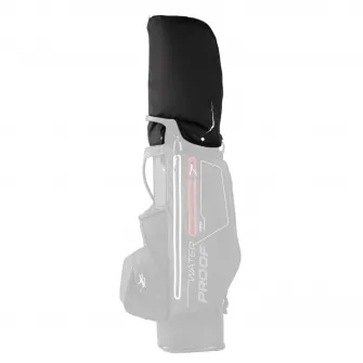 Decathlon HUSA DE PLOAIE INESIS GEANTA-CARUCIOR GOLF NEGRU, Marime unica
