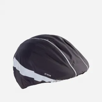 Decathlon HUSA IMPERMEABILA CASCA 940 VIZIBILITATE NOAPTEA NEGRU, universala