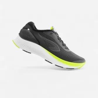 Decathlon Incaltaminte Alergare pe asfalt KIPRUN KS500 2 Negru-Galben Barbati, 40