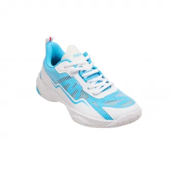 Decathlon Incaltaminte Badminton BS Lite 560 Alb/Aqua Copii, 38