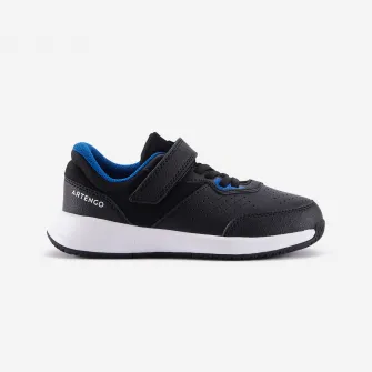 Decathlon Incaltaminte cu Benzi cu arici Tenis Essentiel Negru-Albastru Copii, 29