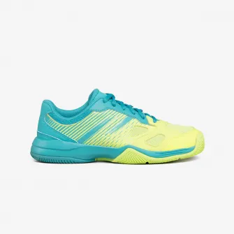 Decathlon Incaltaminte cu siret Padel PS500 Albastru-Galben Copii, 38