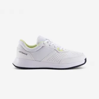 Decathlon Incaltaminte cu Siret Tenis Essentiel Alb-Galben Copii, 39